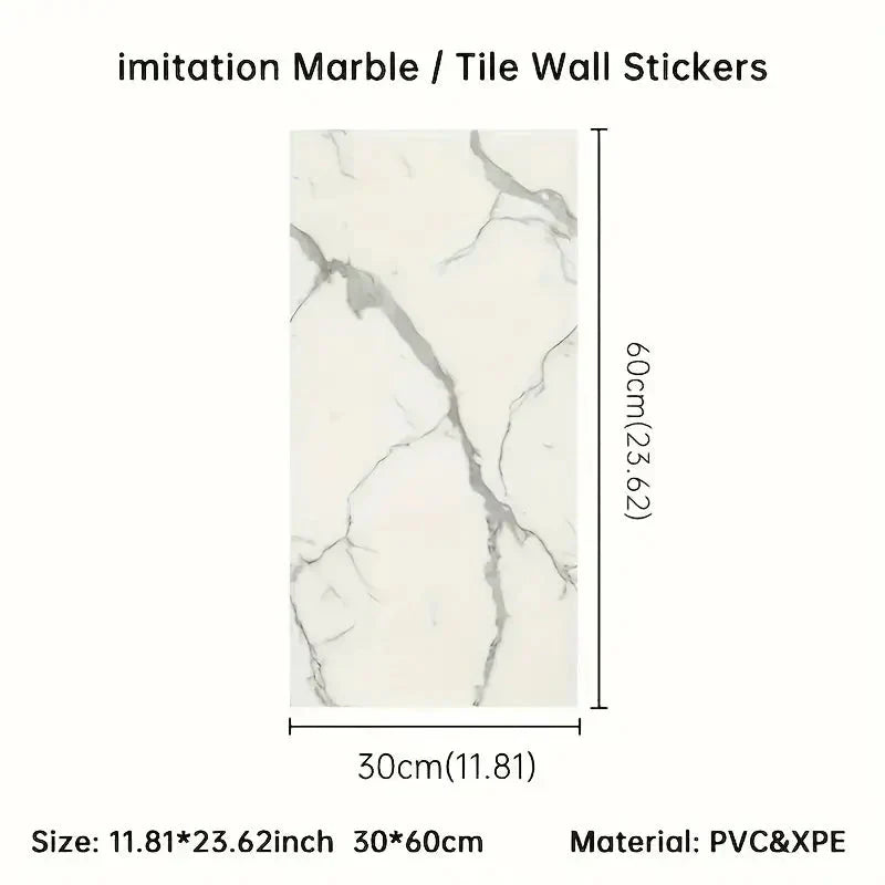 3D Self-Adhesive Wall Tiles (30cm x 60cm)