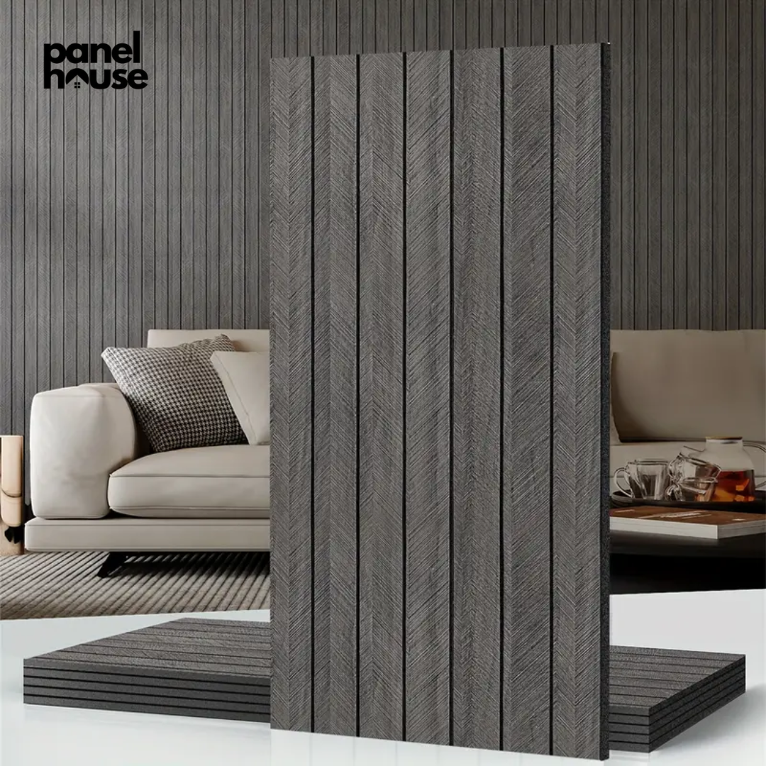 3D Wood Slat Wall Panels, Self-Adhesive, Removable, Waterproof Buy 1, Get 6 Premium Panels for Only £7! (30cm x 60cm)