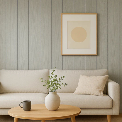 WPC Wood Effect Flat Style Wall Panels
