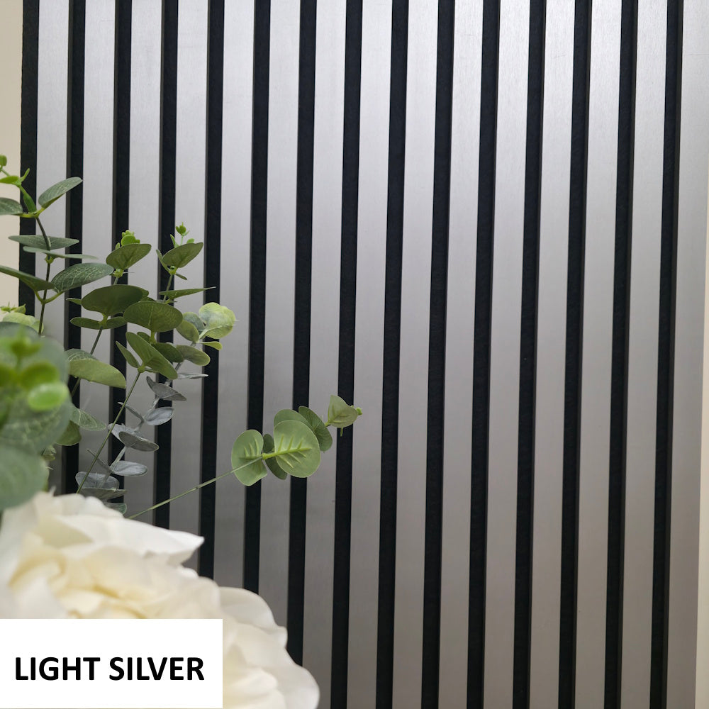 Premium Acoustic Slatted Wall Panel (Multiple Colours)