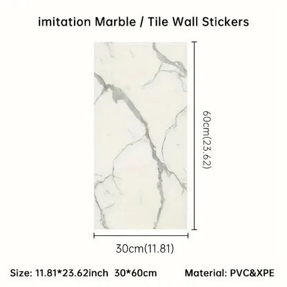 3D Self-Adhesive Wall Tiles (30cm x 60cm)