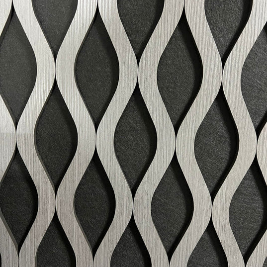 Wave Acoustic Wall Panel Dark Grey