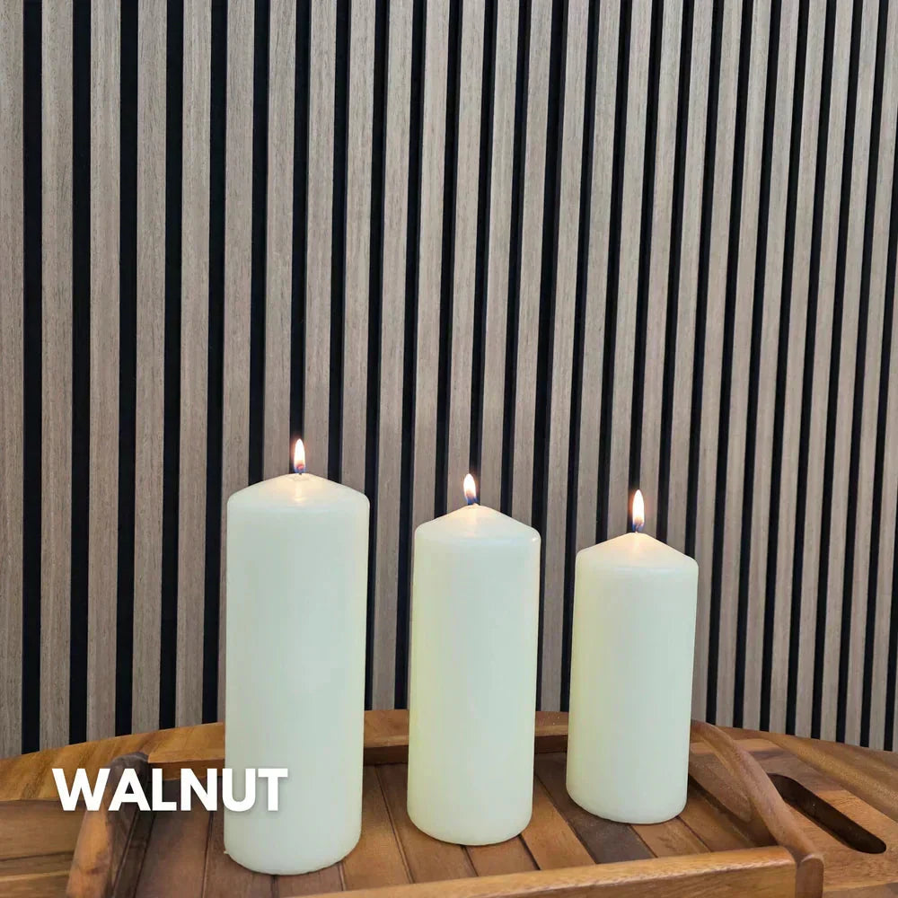 60cm x 60cm Square Wood Acoustic Wall Panel Multiple Colours